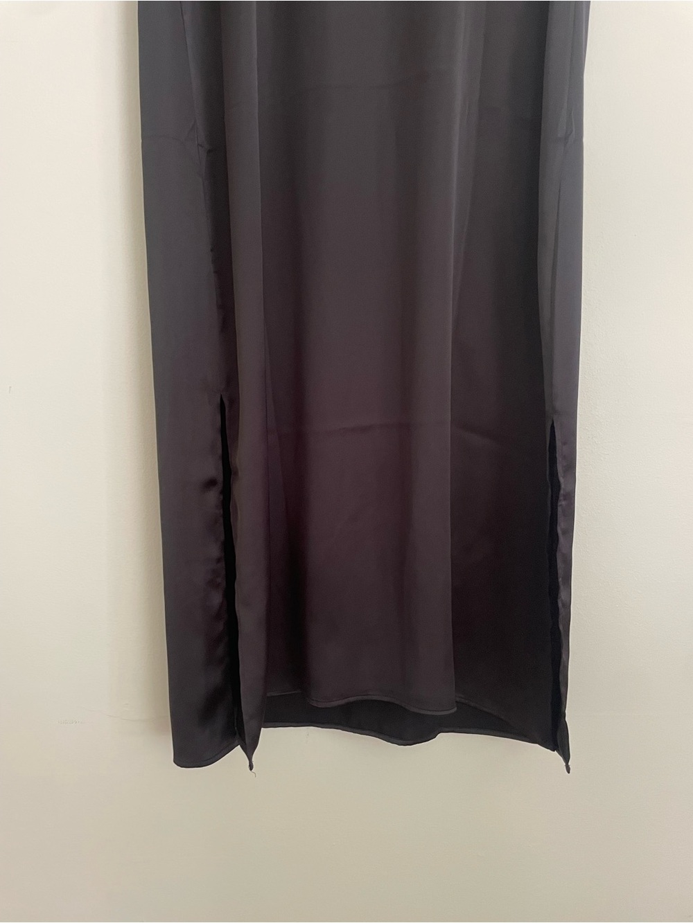 H&M Black Satin Scoop Neck Tank Dress - Picture 9 of 10
